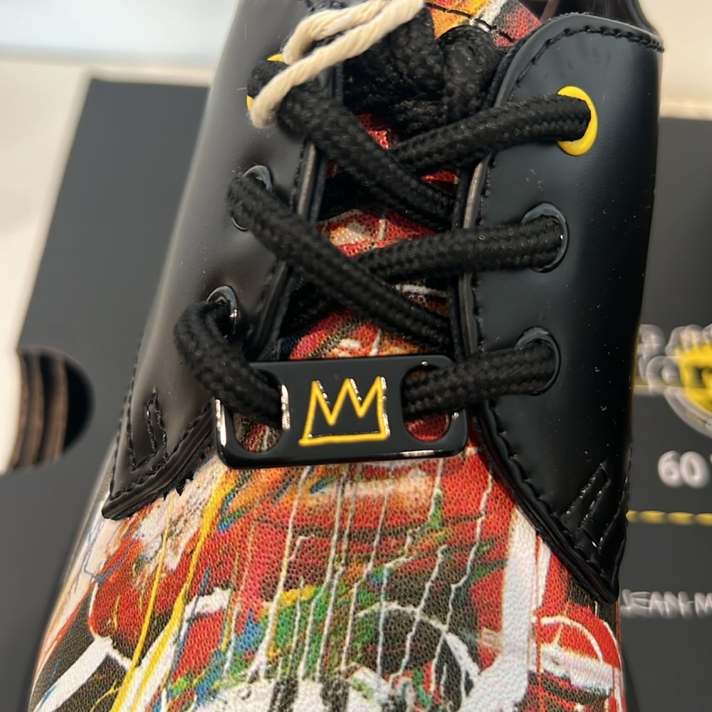 NIB EXTREMELY RARE AUTHENTIC DR MARTENS BASQUIAT 1461 UK3/ US5 - Picture 5 of 10